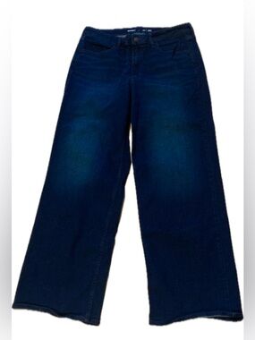 Old Navy WOW Wide-Leg Jeans – Dark Indigo High-Rise Trend Fit | Size 12 NWT